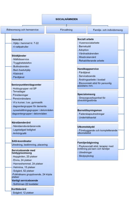 Socialvårdens organisation